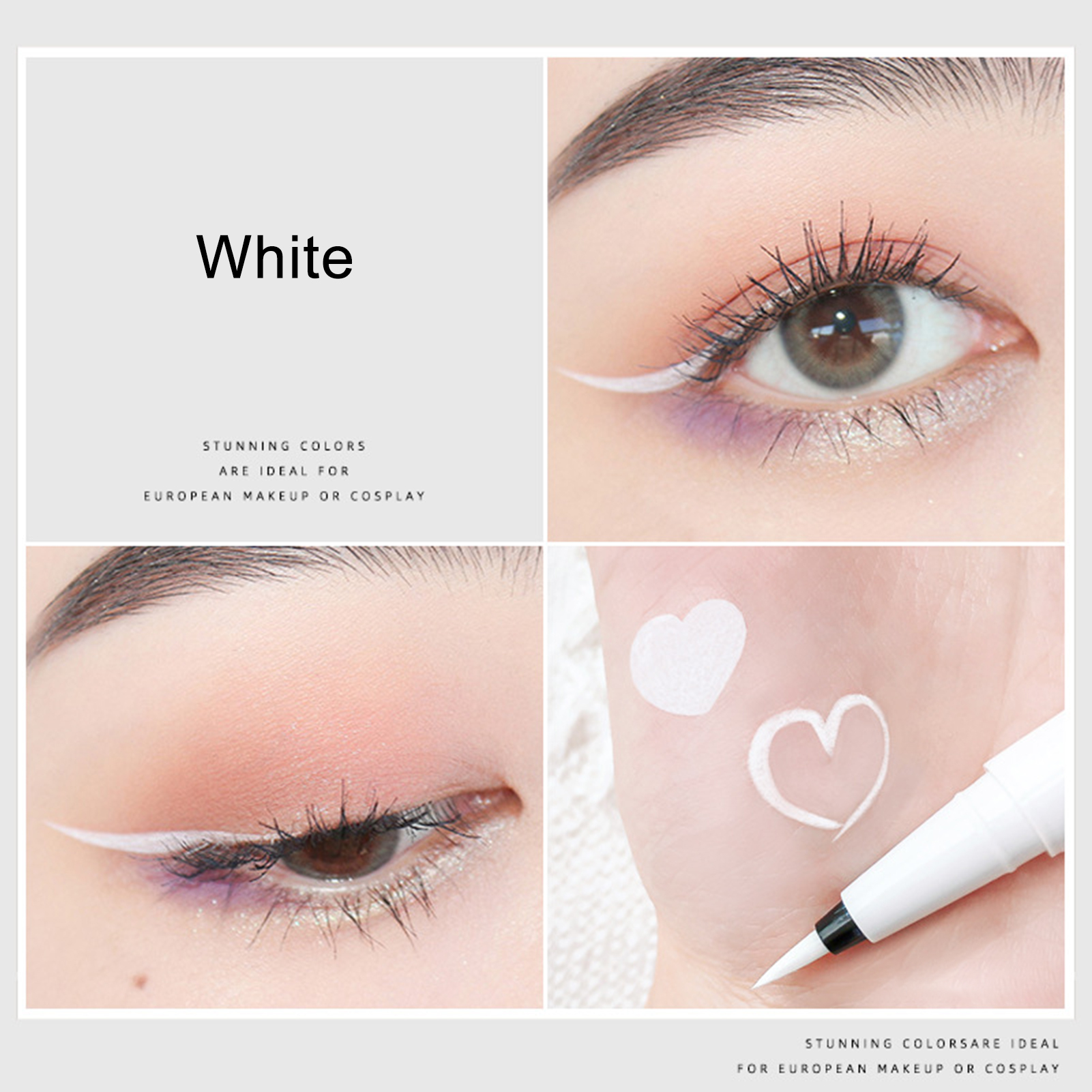 Colored Eyeliner Non-irritating Non-smudge Eyeliner Pencil. 