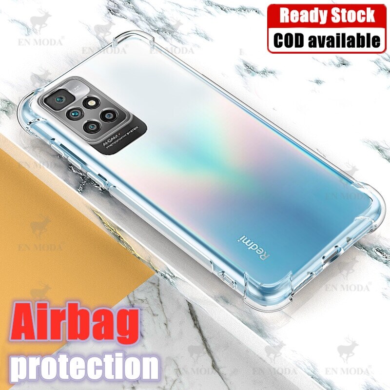 lthmy for Xiaomi Redmi 10 2022 21121119SG 22011119UY 21121119VL Soft Gel Jelly Case Transparent Full Protective Anti-Scratch Resistant Back Cover Skin