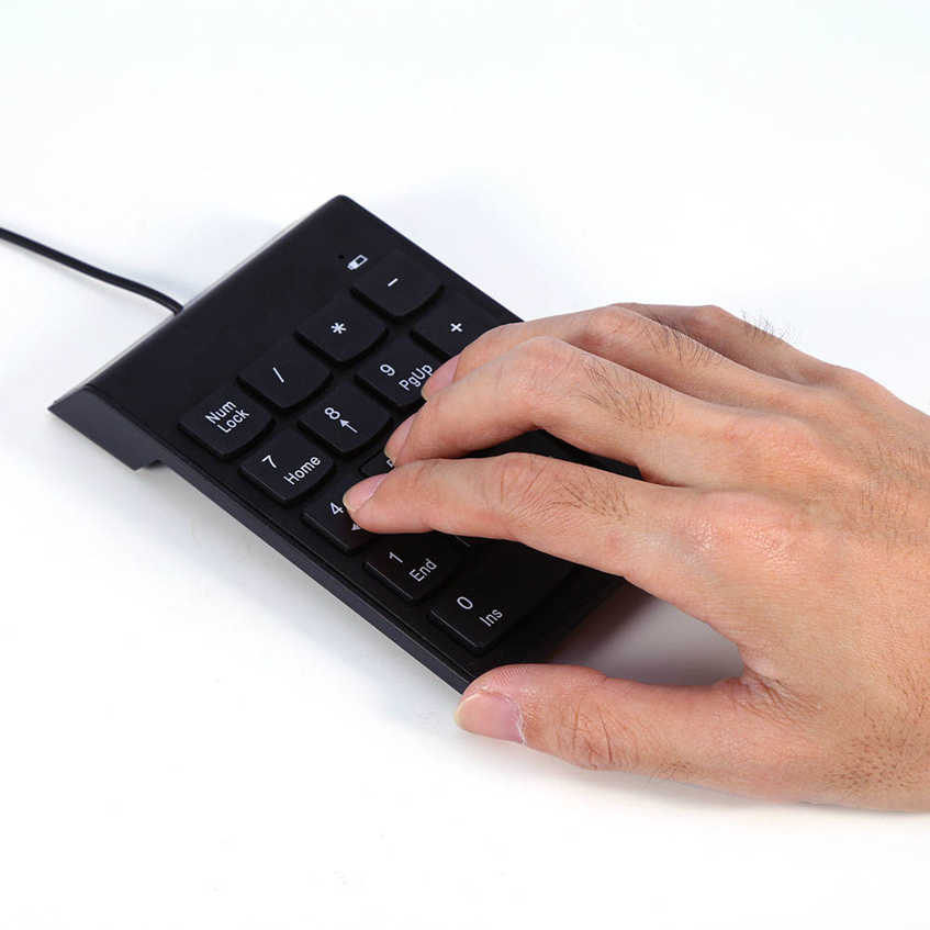 【Xiaofeng】Numeric USB mini number pad numpad 18 keys for PC Pro. 
