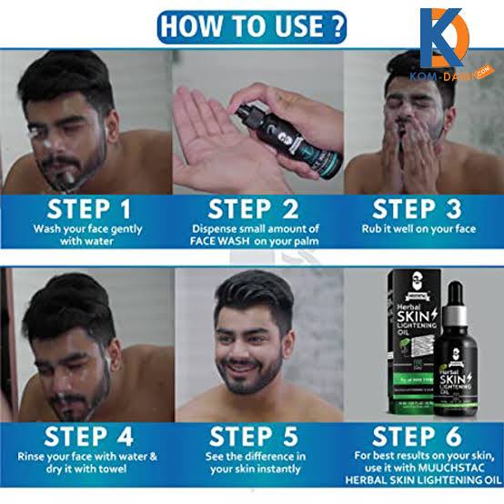 Muuch.stac Ocean Face Wash for Men (Made in India). 