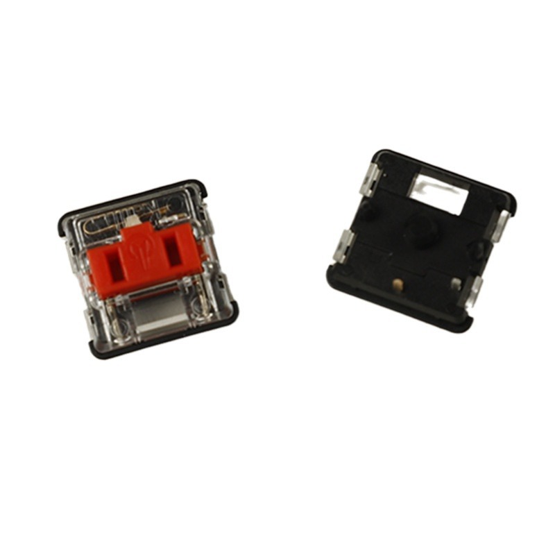 Kaihua kailh 1350 chocolate low switch mechanical keyboard switch body autonomously change switch accessories black tea white switch. 