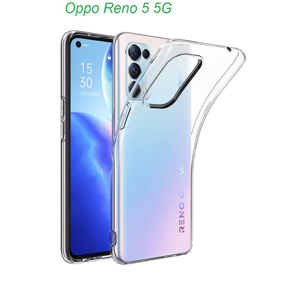 Oppo Reno 5 5G ANTI-SLIP TPU CASE - TRANSPARENT