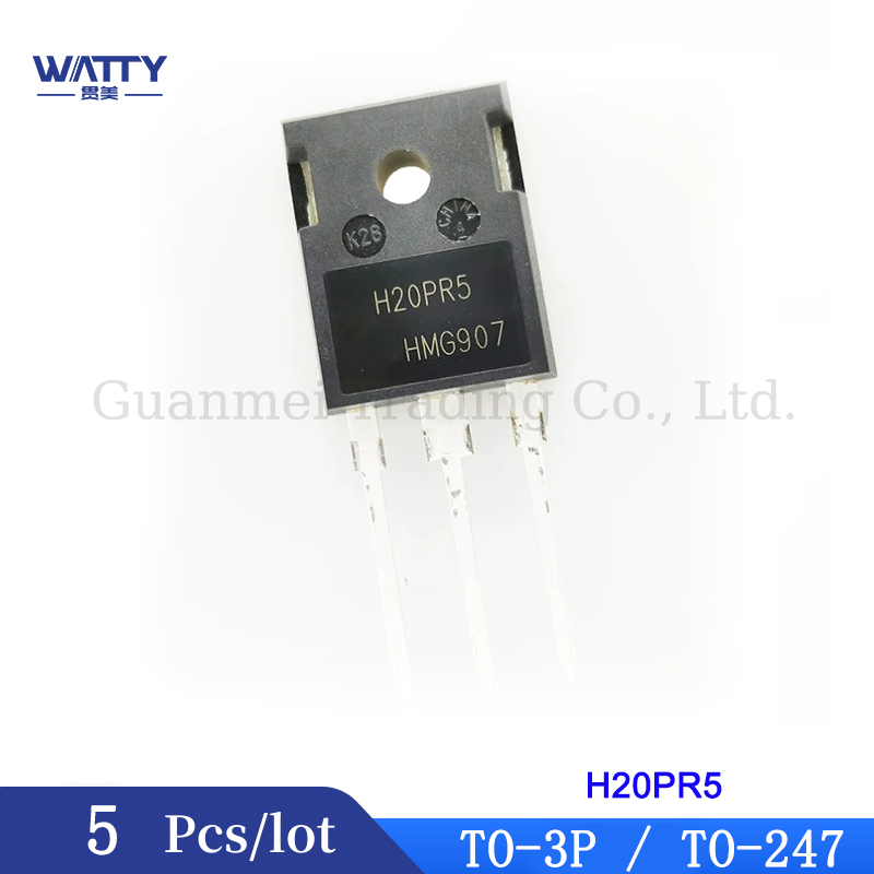 5Pcs/Lot H20PR5 40A 1350V TO-247 Induction Cooker IGBT Transistor
