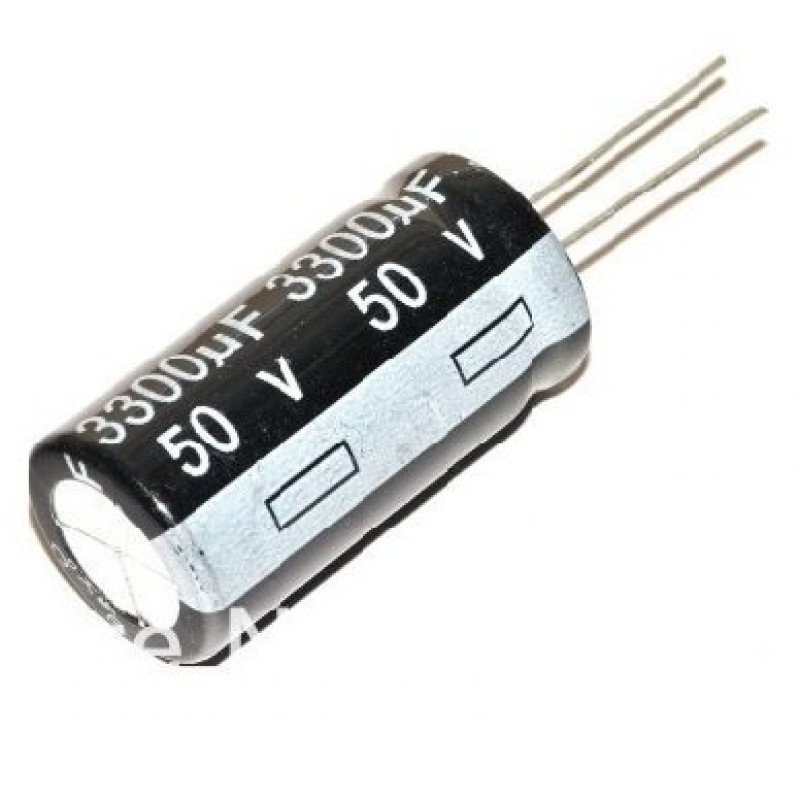 3Pcs- Electrolytic Capacitor 3300uF 50V Radial Polarized Aluminum Electrolytic Capacitor. 