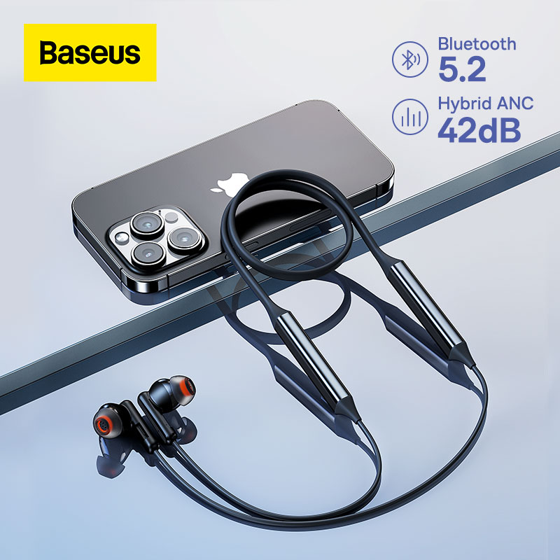 Baseus U2 Pro Neckband Earphone Bluetooth 5.2 Hybrid 42dB ANC Wireless Headphone Gaming Sports Headsets Wireless Earphones: Buy Online at Best Prices in Bangladesh | Daraz.com.bd