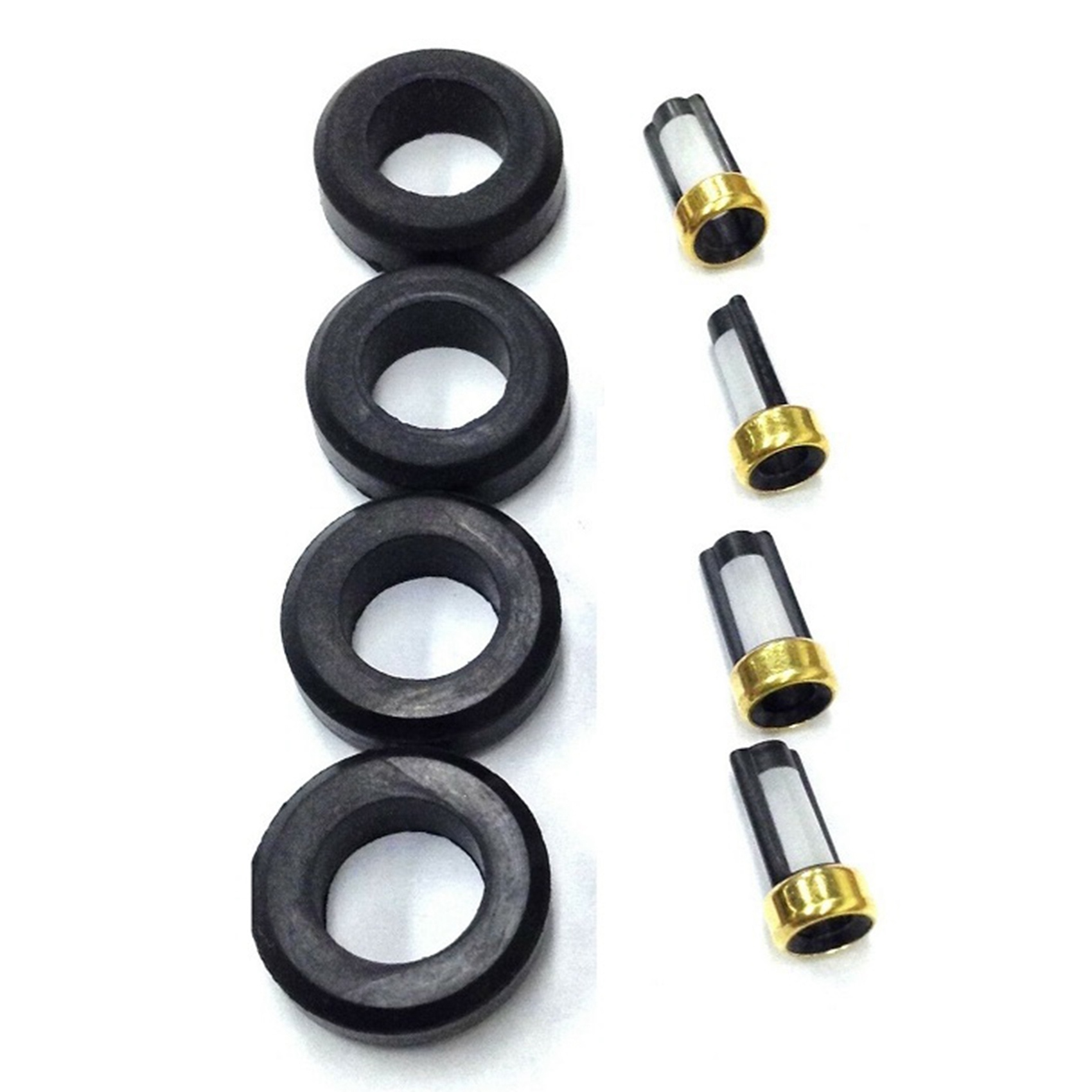 Injector Repair Kit Fuel Injector Seal O-Ring Kit Seals Filters for Legacy GT 195500-3910 16611-AA510. 