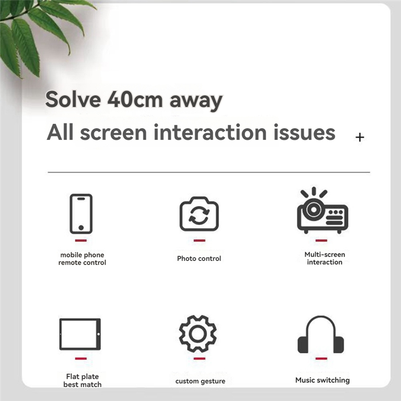 CheerTok Air Mobile Phone Remote Control Bluetooth Wireless Air Mouse CHP03 Multifunction Touch Pad for Android Ios B G. 