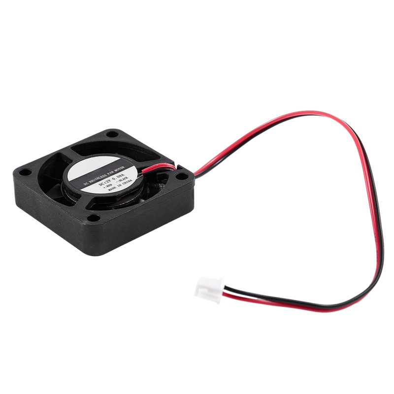 TWEXQNY 6X DC 12V 0.1A 2 Pin PC Case CPU Cooler Cooling Fan 40mm X 40mm X 10mm