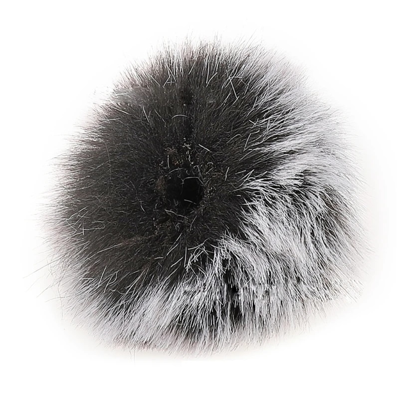 F3MA VideoMicro Microphone windscreen Deadcat Wind Shield, Furry Wind Muff for DJI MIC. 