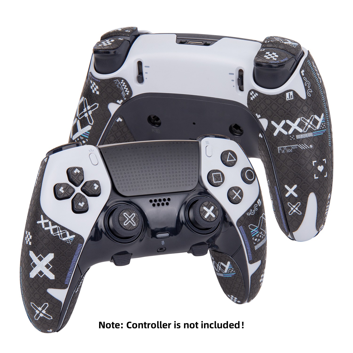 FINALORD Controller Performance Grip Tape Compatible With Playstation 5 DualSense Edge Handle,Buttons,Trigger Non-Slip Tape