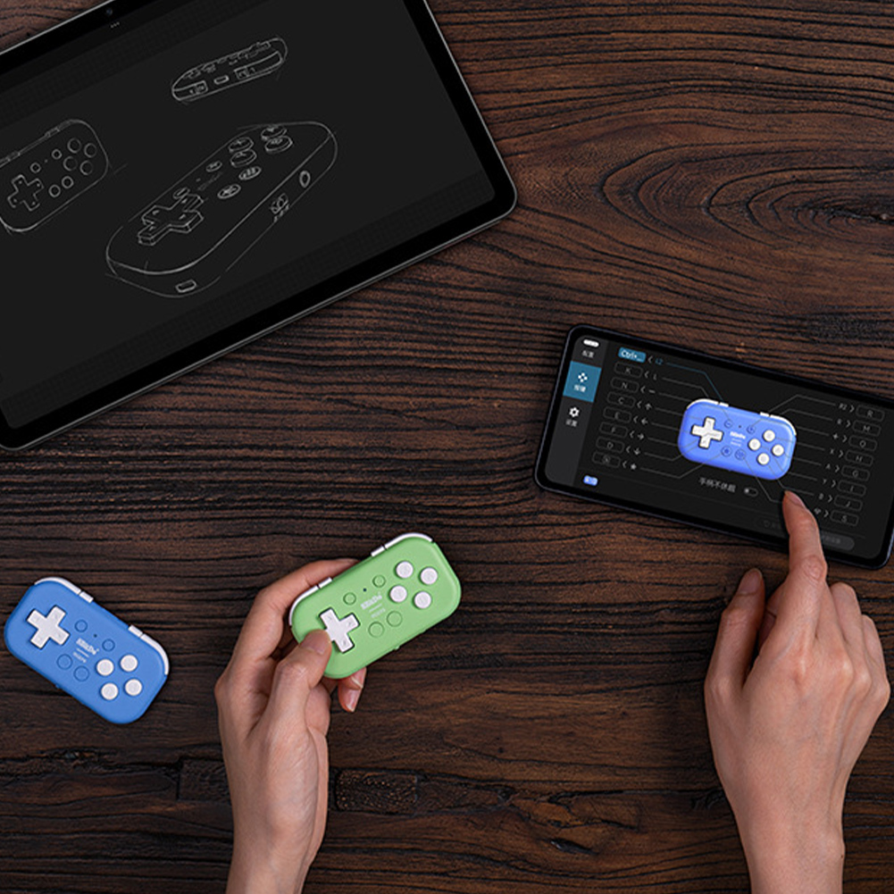 Gamepad Pocket Controller Designed For 2d Games Bluetooth-Compatible Mini Game Console For Switch/raspberry Pi. 