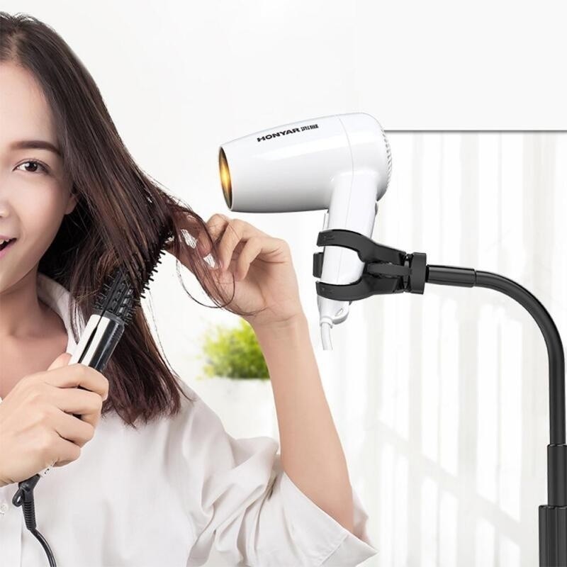 Portable Dog Hair Dryer Stand 360° Rotation Table Fixed Bracket Pet Grooming Support Frame Braces Shelf Puppy Hairdryer Holder. 