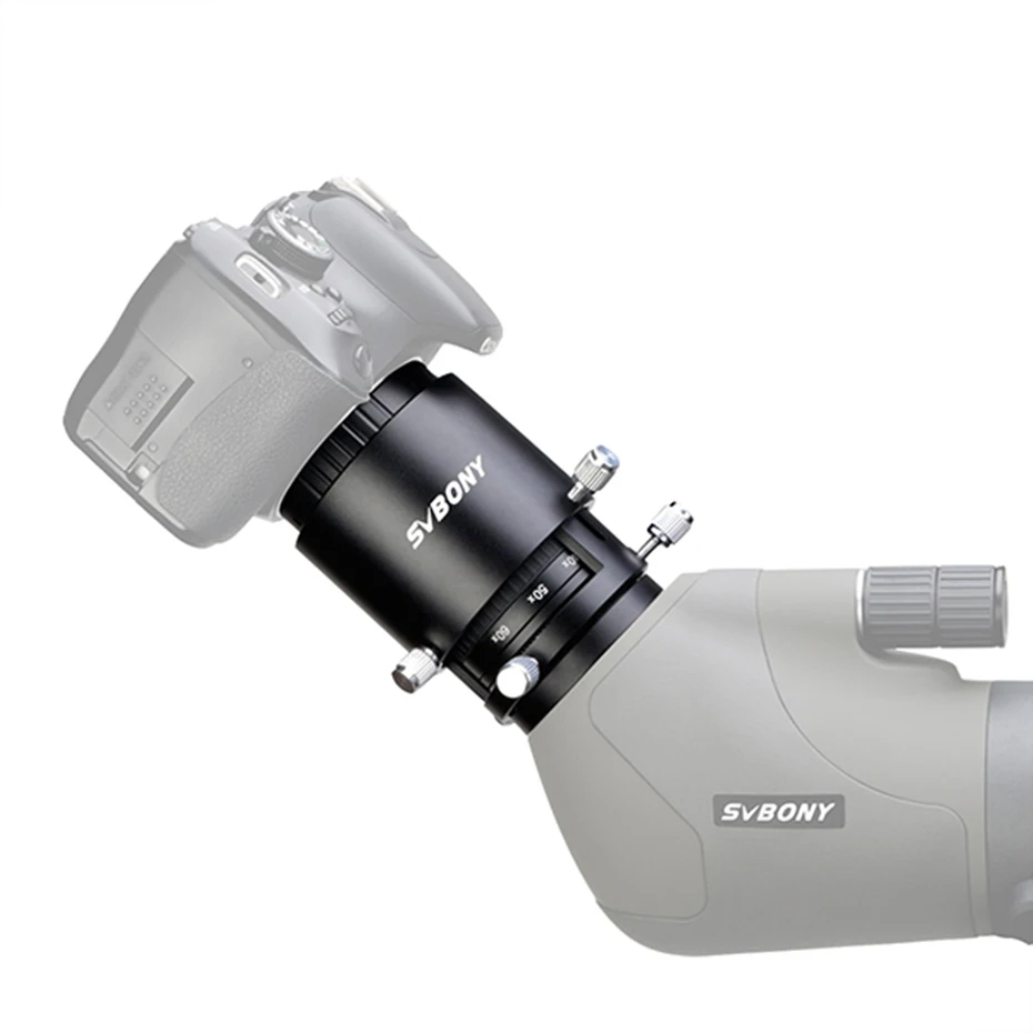SVBONY Spotting Scope Adapter for Camera Connect to Spotting Scope Fits SV28 SV14 SV13 SV46 SV406 SV411. 
