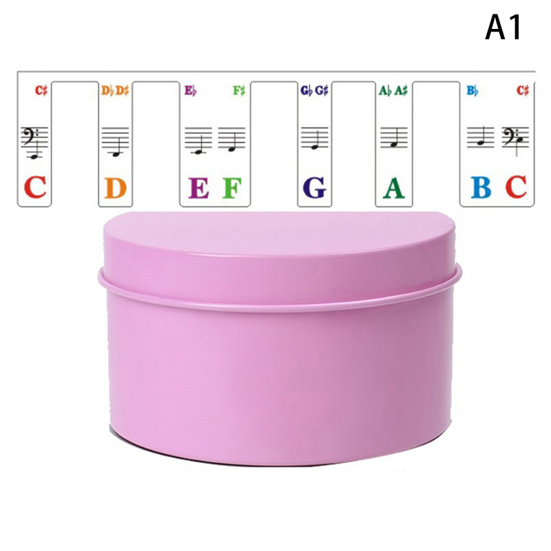 Piano Keyboard Stickers Grand/upright/electric Piano 61/88-keys Stave Notation Note Strip Label Symbol for Beginners Students