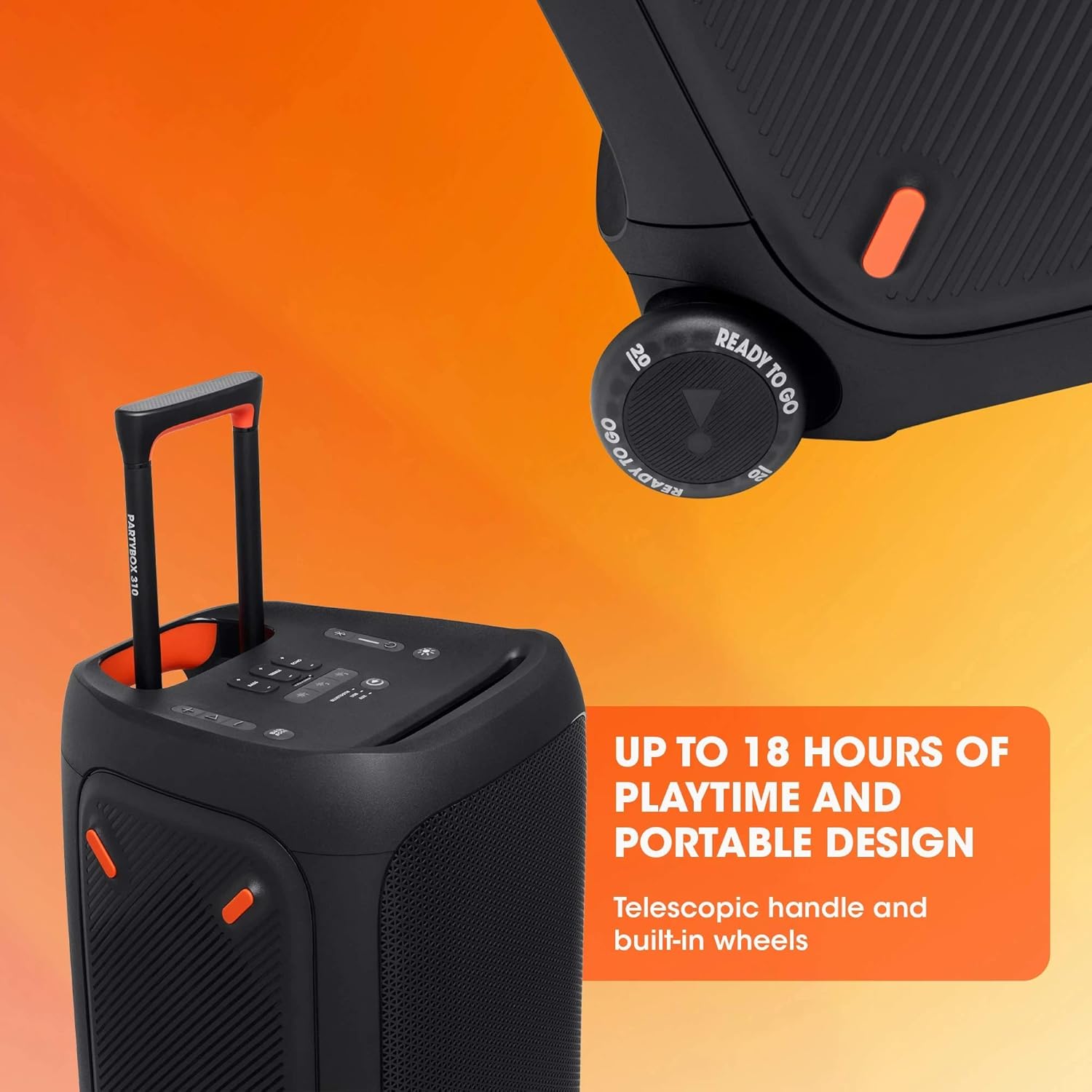 JBL PartyBox 310 Bluetooth Portable Party Speaker. 