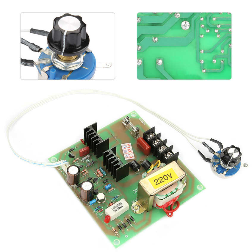 DC Motor Speeding Controller 220V 750W Variable Speed ​​Controller Governor Electric. 