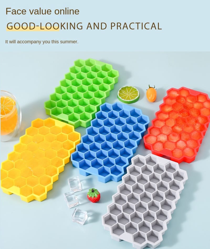 Creative Ice Cube Tray Silicone Ice Cube Mold For Ice Maker for Summer Freezer gadgets for kitchen accessories. 