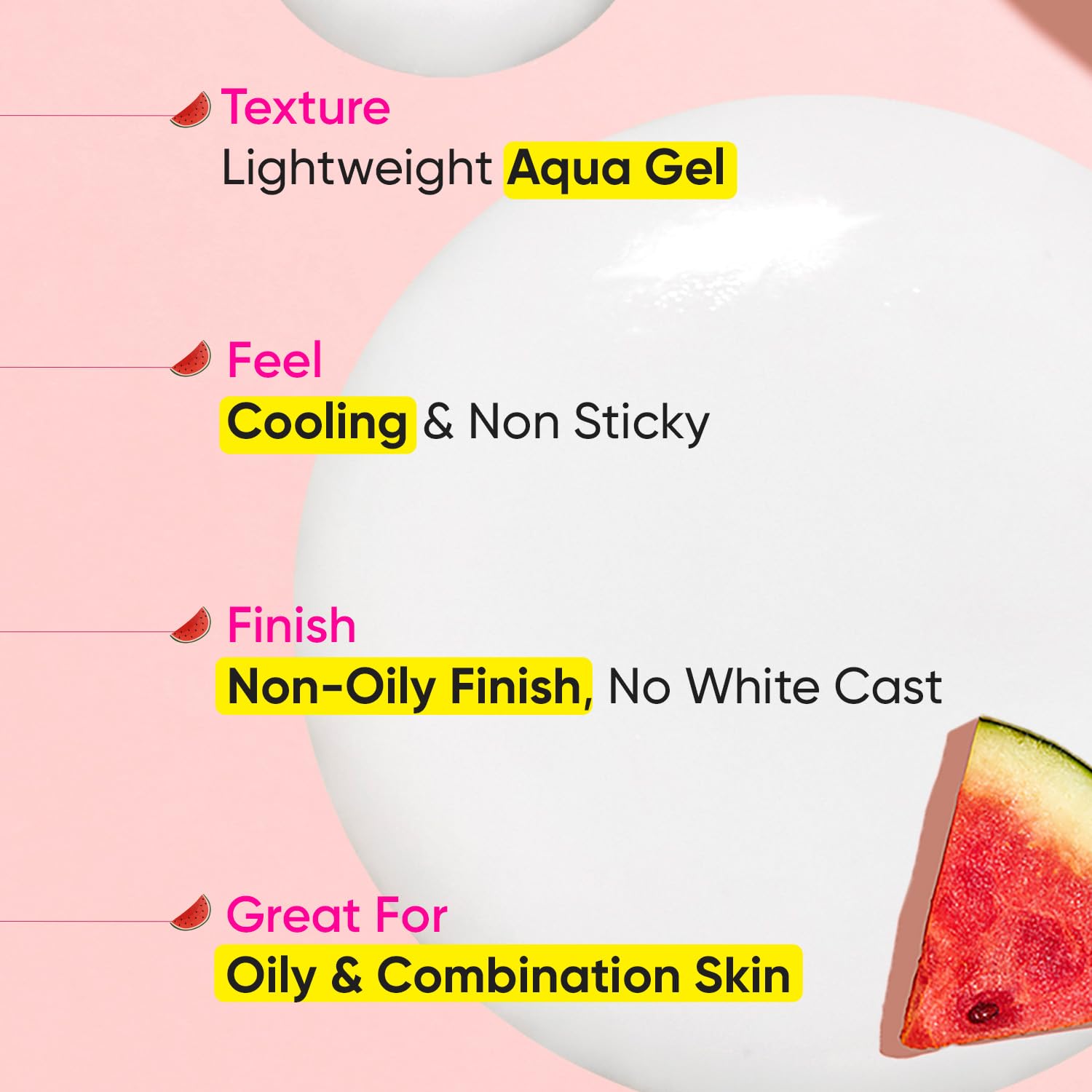 Dot & Key Watermelon Hyaluronic Cooling Sunscreen SPF 50 PA+++ -50 gram(seal open box). 