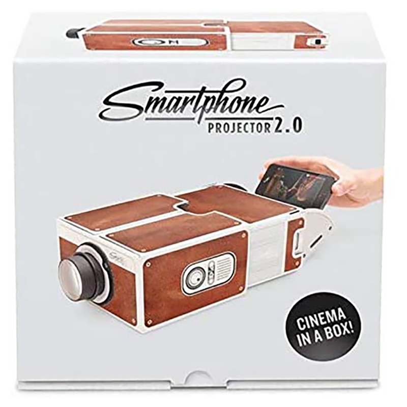 Smartphone Projector 2.0-1 * Smart Phone Projector-brown. 
