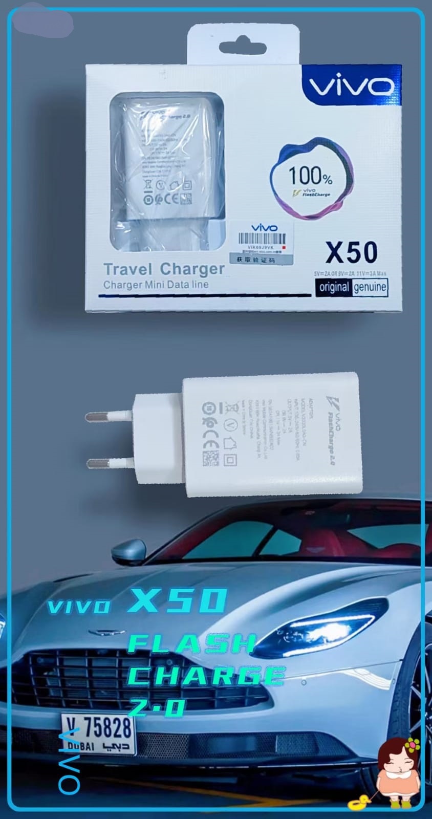 For Vivo X50 33W Fast Charger For Vivo V20 Pro Quick Fast Charger With Fast Charging USB Type-C Cable Adapter For Type C Vivo V20 X60 X50 Y50 Y31 Y30 Y72 V19 neo V21 5G X60 V20 V20 Pro X60 Pro X60 Pro V20 SE V19 Y53s 4G X50 Pro X50. 