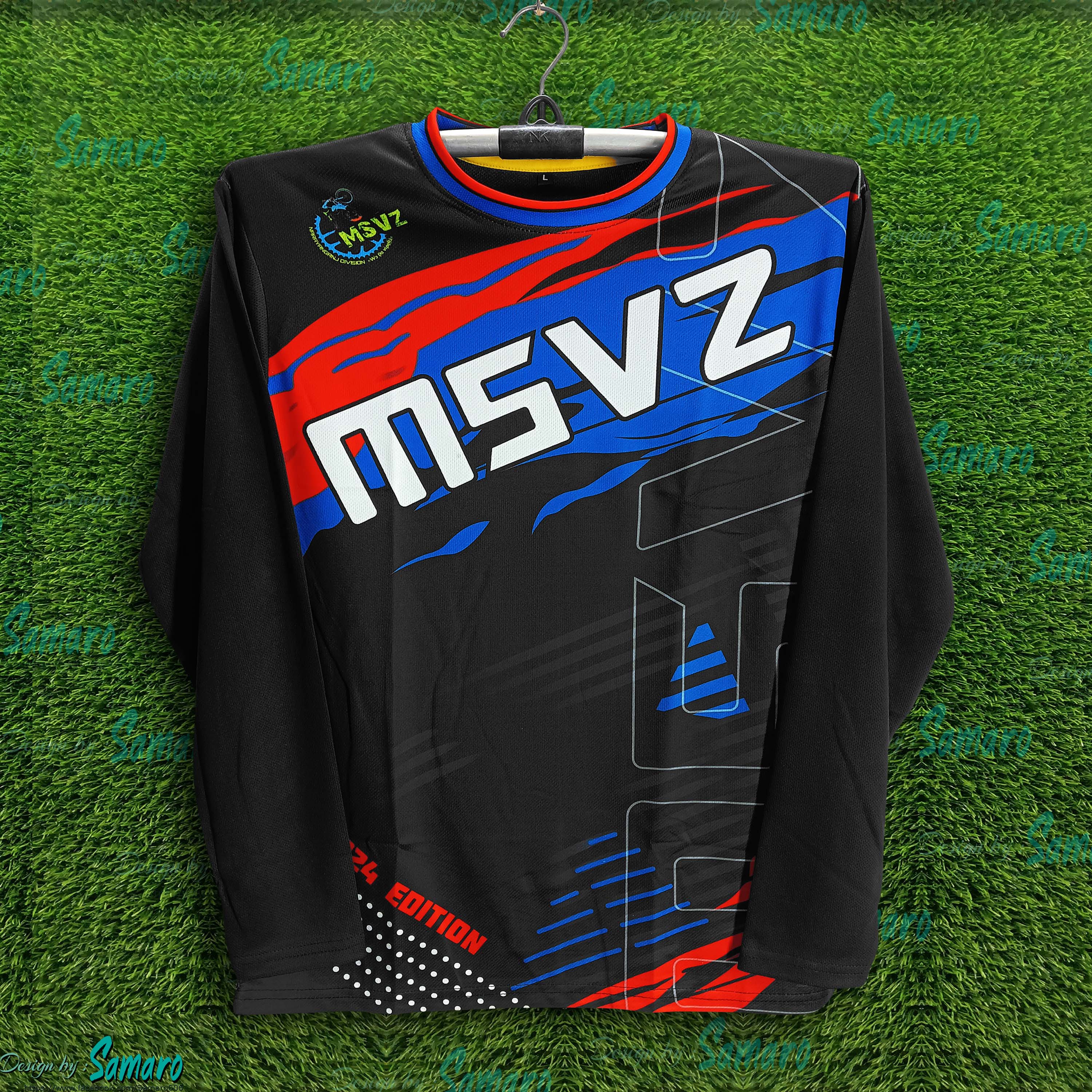 MSVZ Full Sleeve Bike Jersey For Man - MSVZ Long Sleeve Bike t-shirt - MSVZ Bike Jersey 2026-27