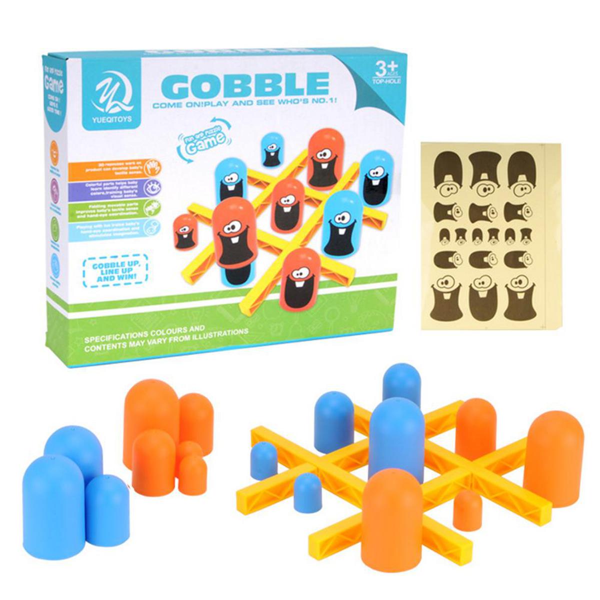 Stacking Cups - Big Eat Small Tic-Tac-Toe Game - Fun Puzzle Game Toy - Parent-child Interactive Table Toy For 5  Years Old