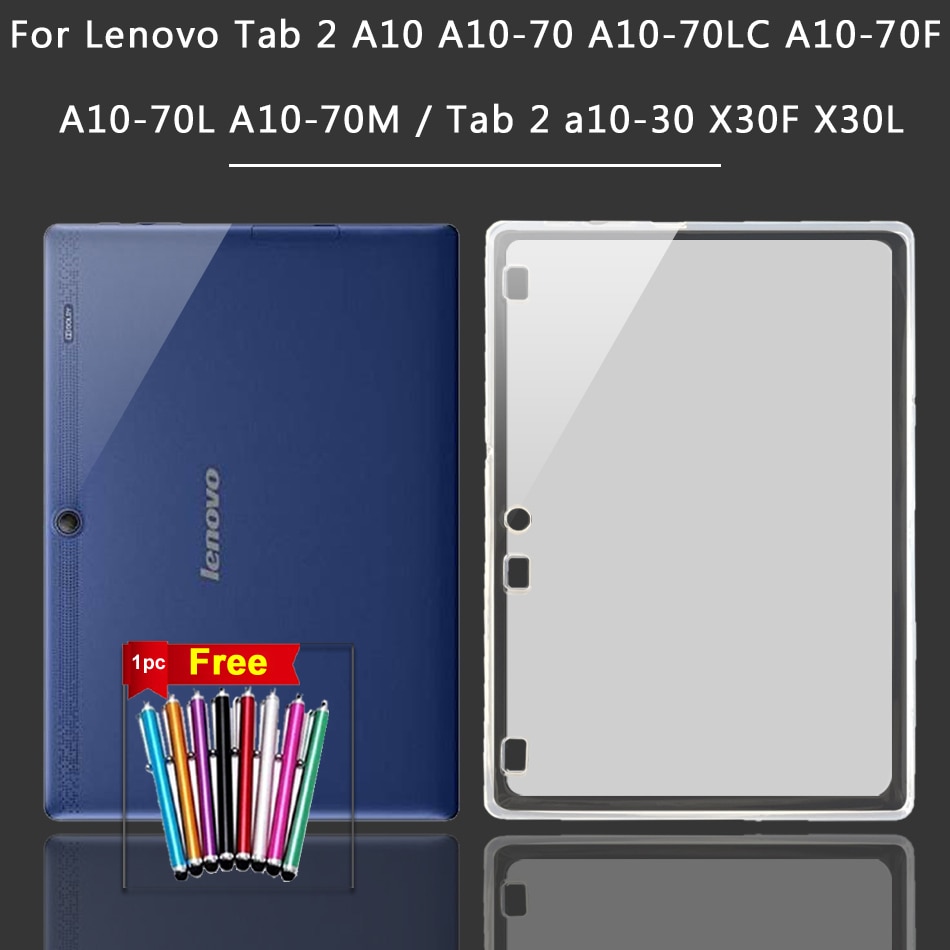 【Lejia】Silicon Case For Lenovo Tab 2 A7-30HC A7-30TC A7-30DC/Tab2 A7 A10 A7-10F/20F A10-70F/70L Cover tab TB-X103F