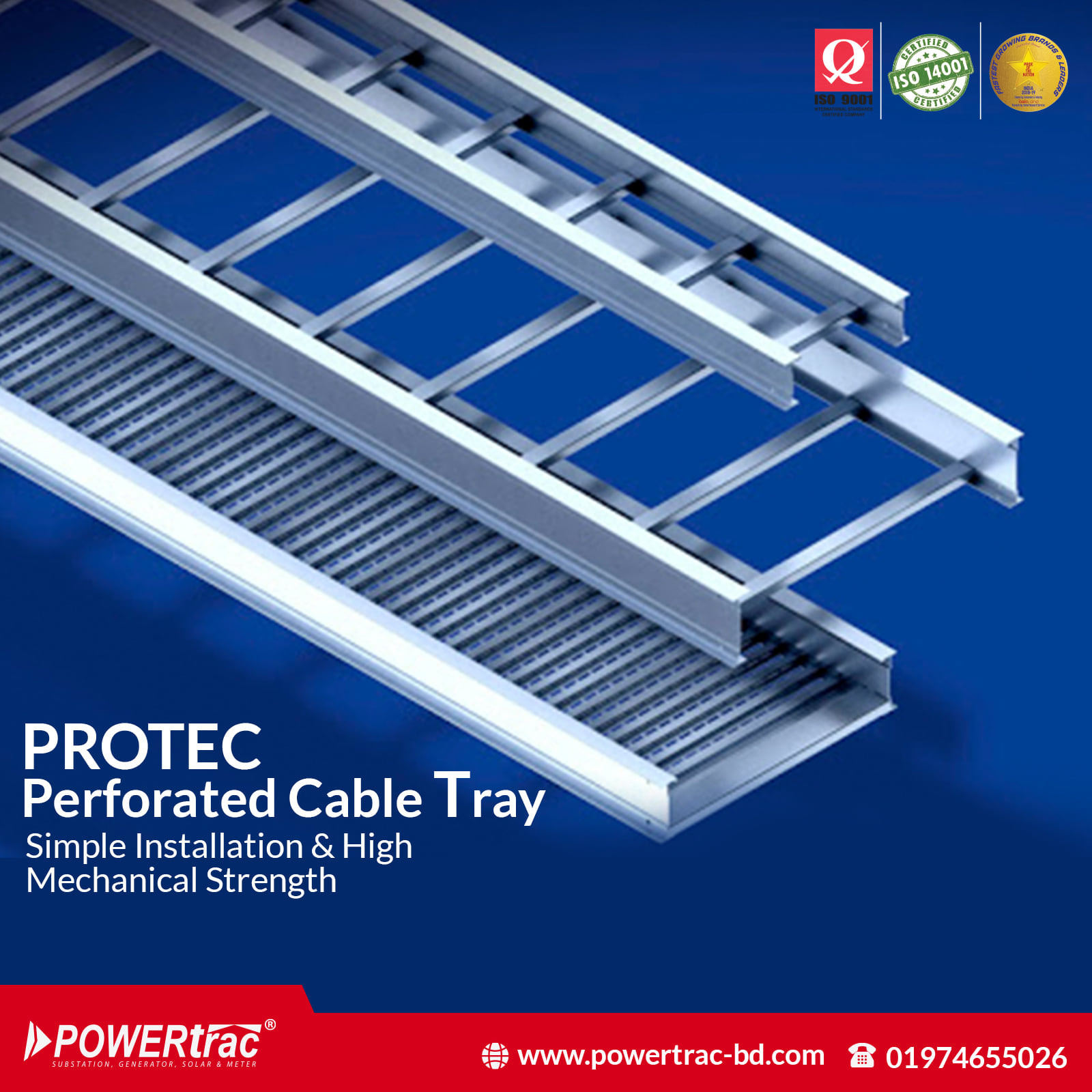Protec Perforated Cable Tray