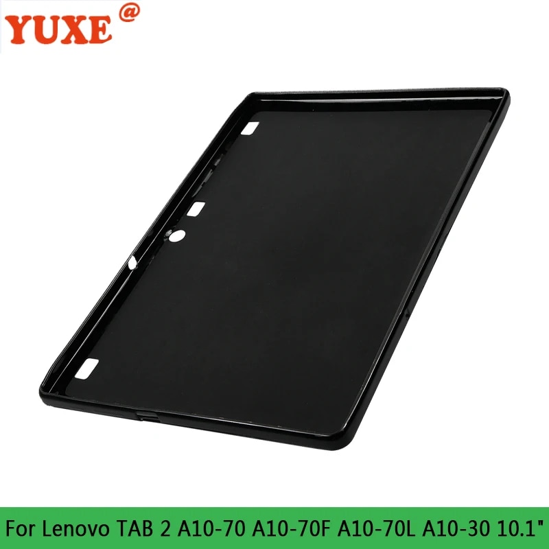 Tablet Case For Lenovo Tab 2 Tab2 A10-70 10.1 inch A10-70F A10-70L A10-30 A10-30F 10.1" Funda Back TPU Silicone Anti-Drop Cover. 