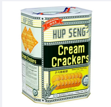 Hup Seng Cream Crackers Biscuits-700gm- Malaysia