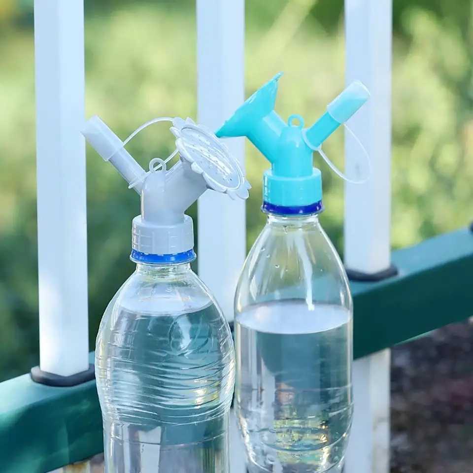 New sprinkler has a double-head design, which has multiple watering methods; and it is designed in the shape of a sunflower, which can add a fun to your gardening life.. 