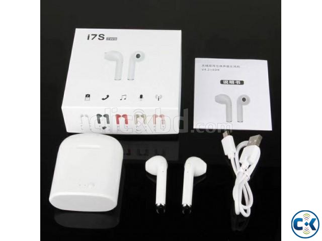 i7s TWS Twins Bluetooth In-Ear Earbuds Earphone with Charger Box. 