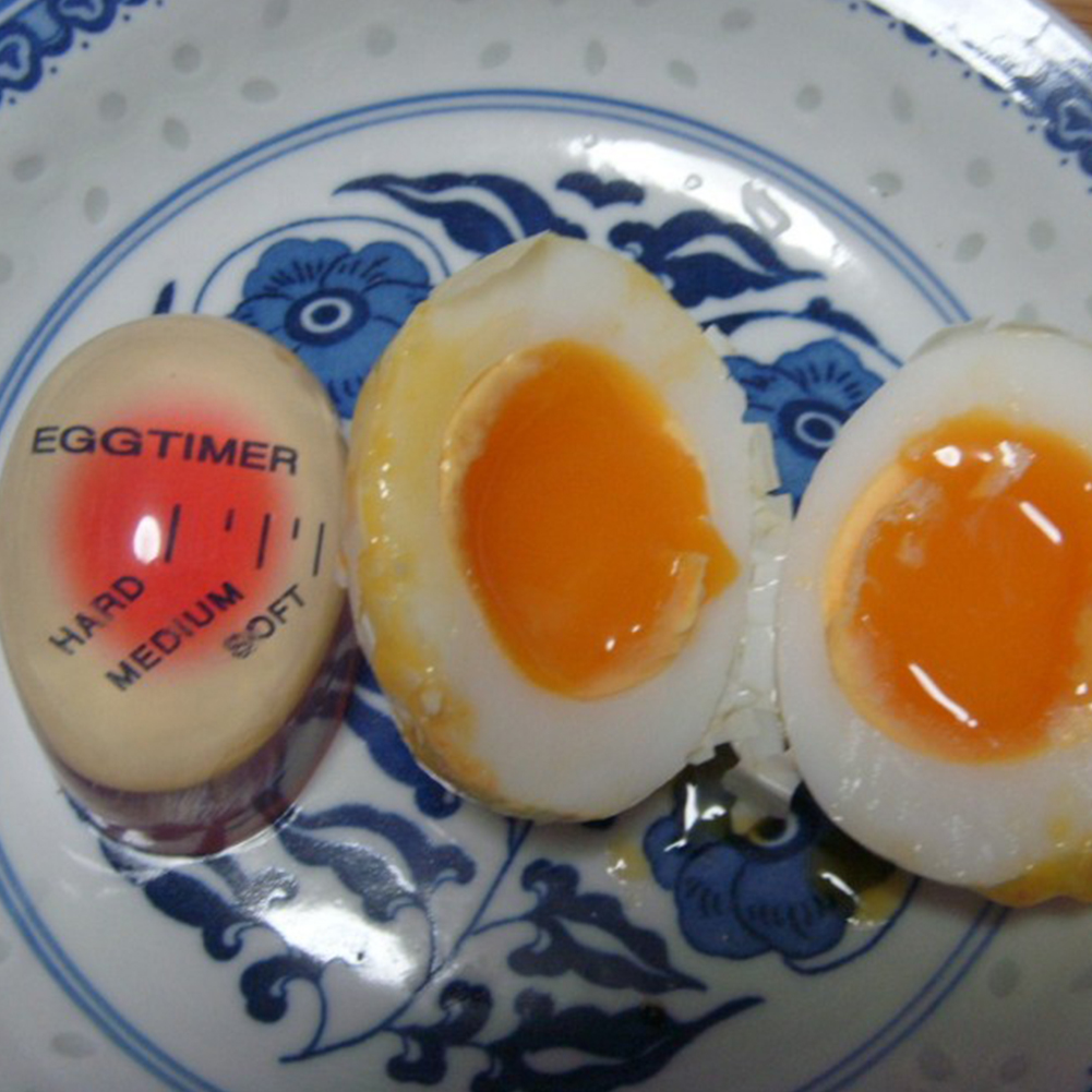 Mini Indicator Soft-boiled Soft Color Egg Boiler Environmentally Egg Timer Cooked Degree Display Egg Home Kitchen Timer Changing. 