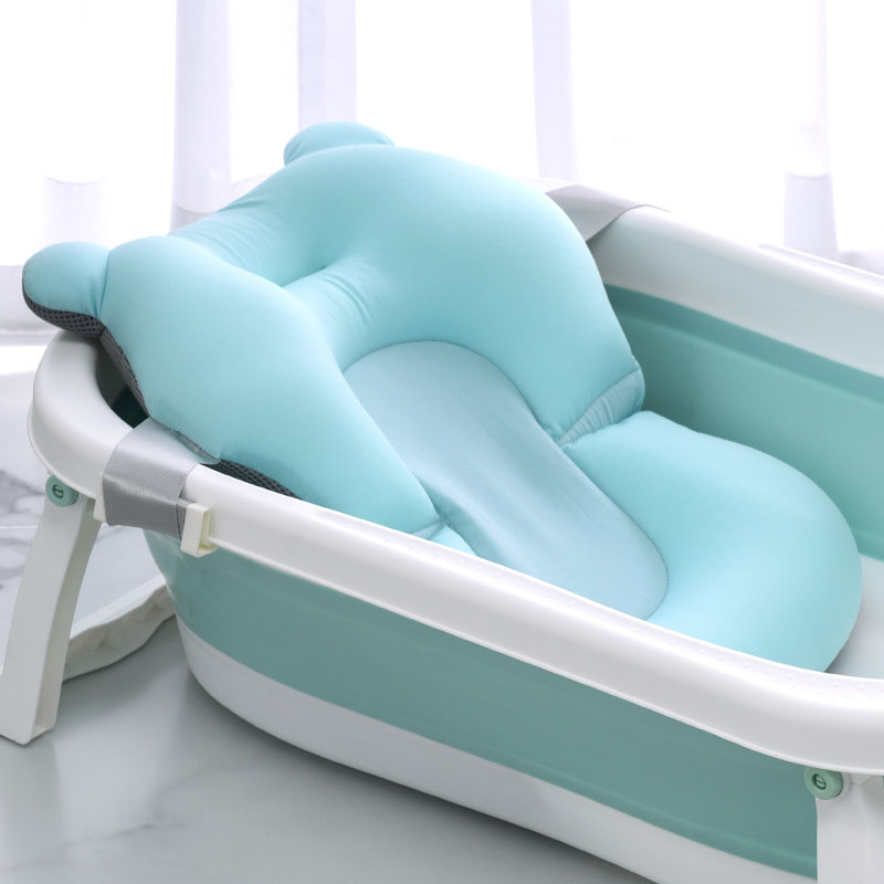 Baby Shower Bath Tub Cushion – Non-Slip Foldable Safety Support Seat