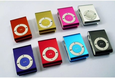 Metal Screenless Gift Card Insert Clip Digital Player Low Price Mini MP3 Memory Play