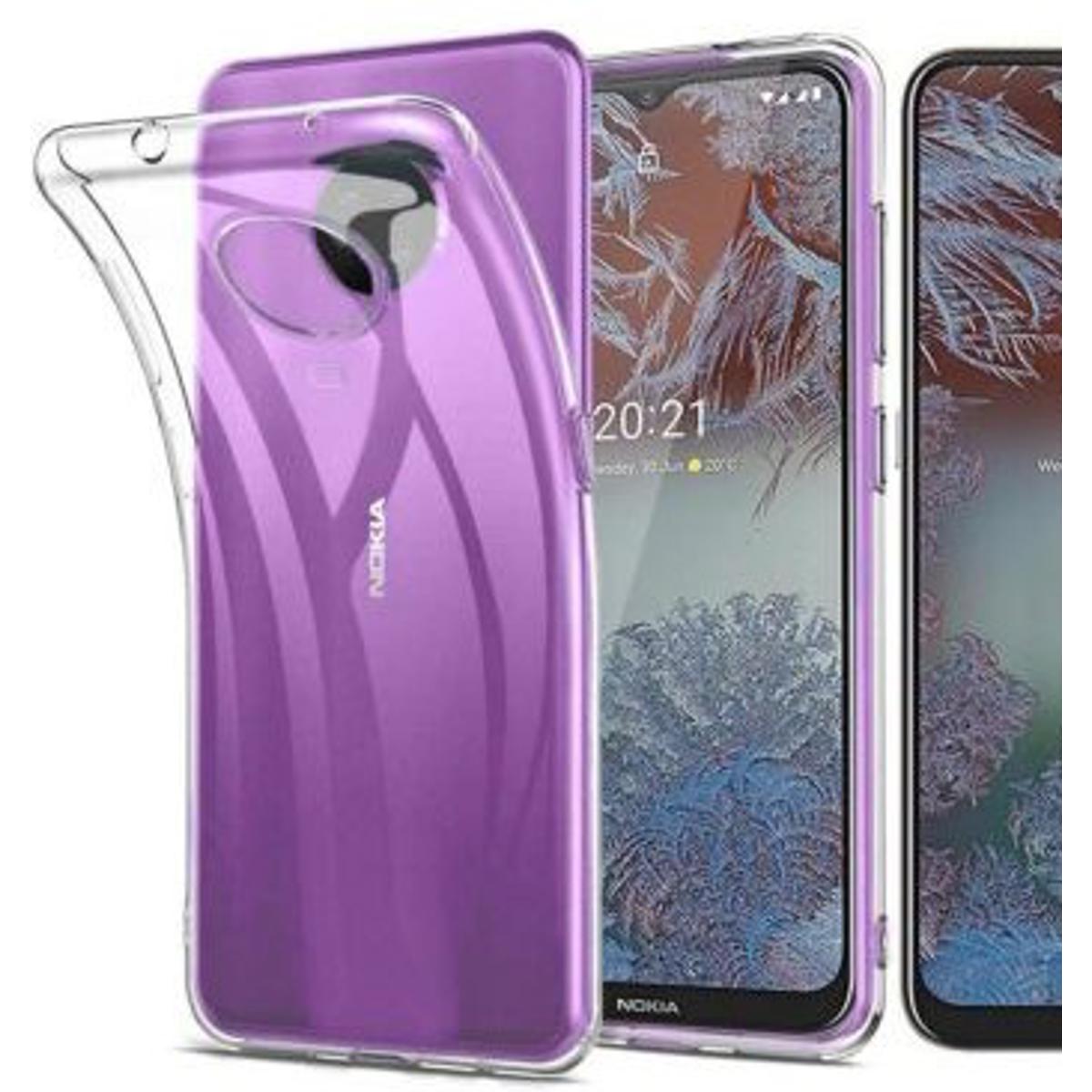 Nokia G20- Premium Silicone Case Crystal Clear Soft TPU Ultra-Thin Transparent Flexible Protective Mobile Phone Back Cover