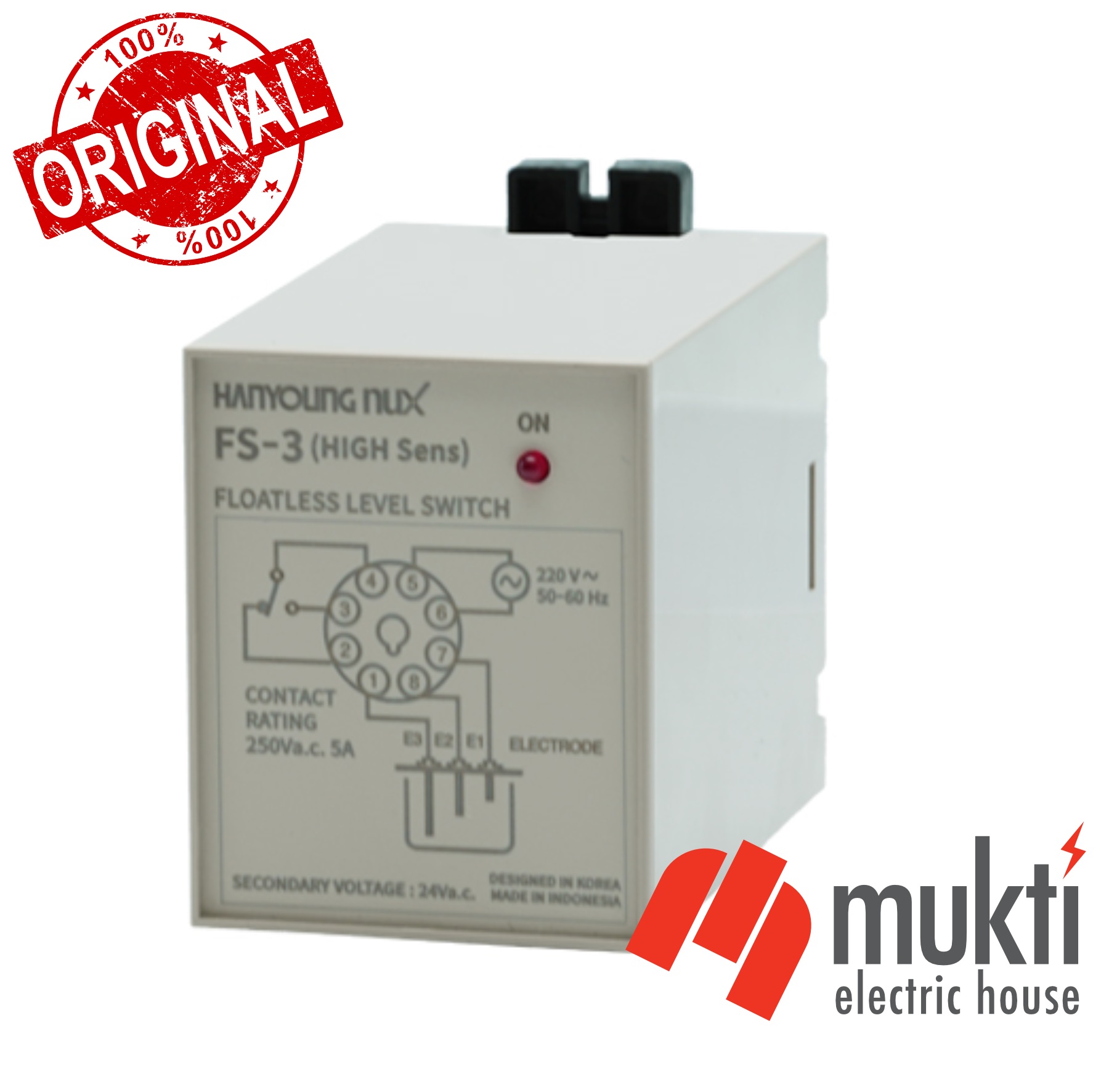 KOREA Imported Hanyoung NUX FS-3 High Sens Liquid Floatless level Switch Relay. 
