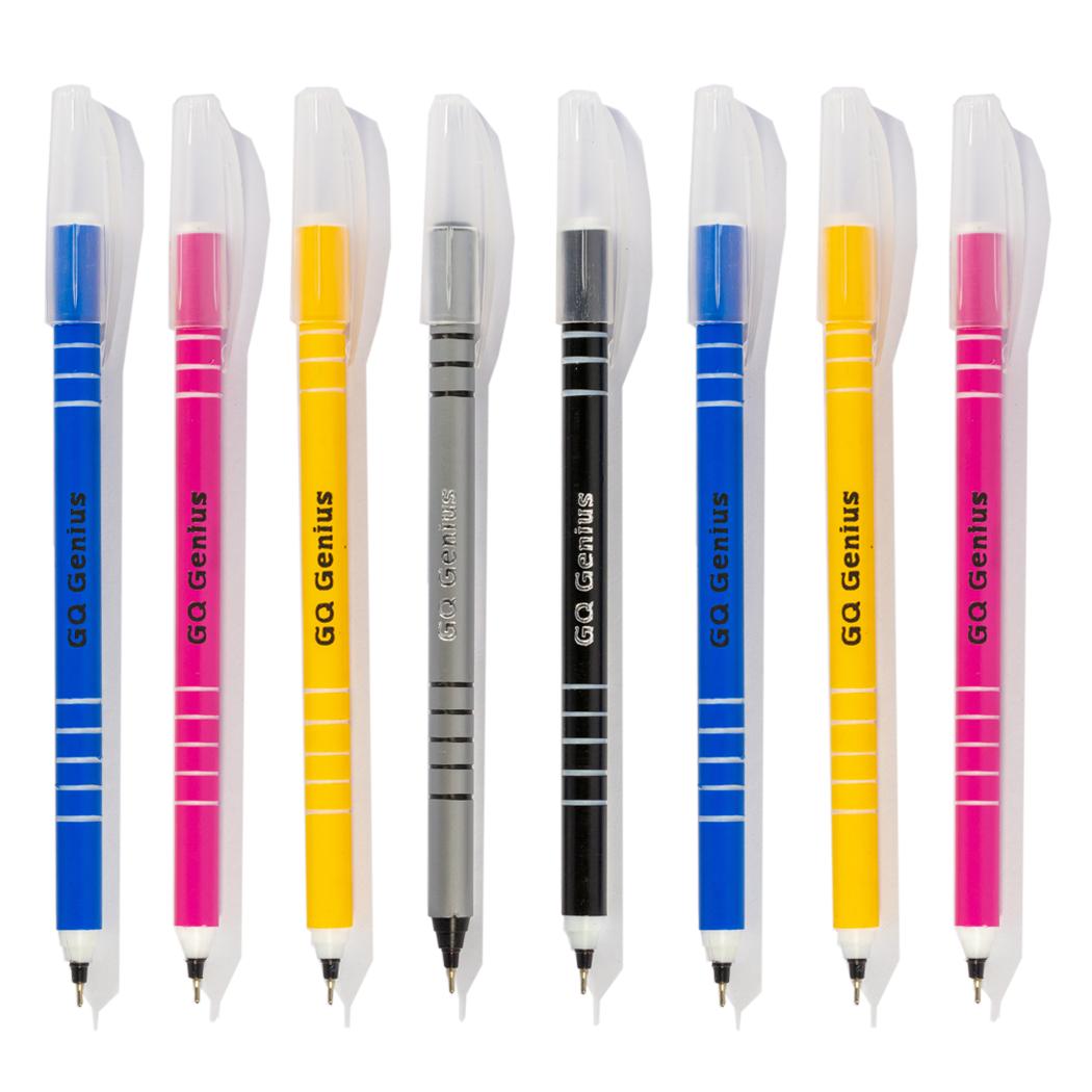 GQ Genius Ball Pen - Pack of 20 Pens - Explore Trend - Unique Make - Sustainable Option - Expression of Yourself - Econo Brand. 