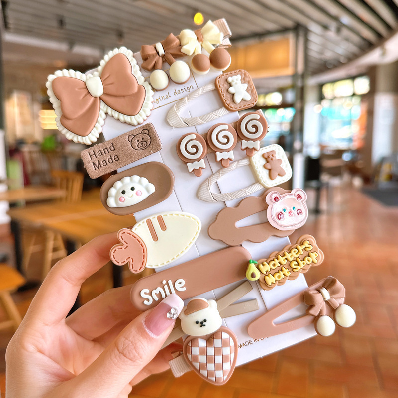 14 Pcs Korean Hair Clip Set Baby Girl Hair Clip Set