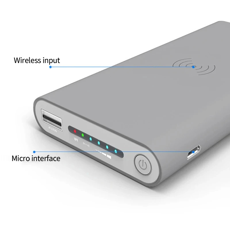 200000mAh Power Bank Two-Way Wireless Fast Charging Powerbank Portable Charger Type-C External Battery For iPhone xiaomi Samsung. 