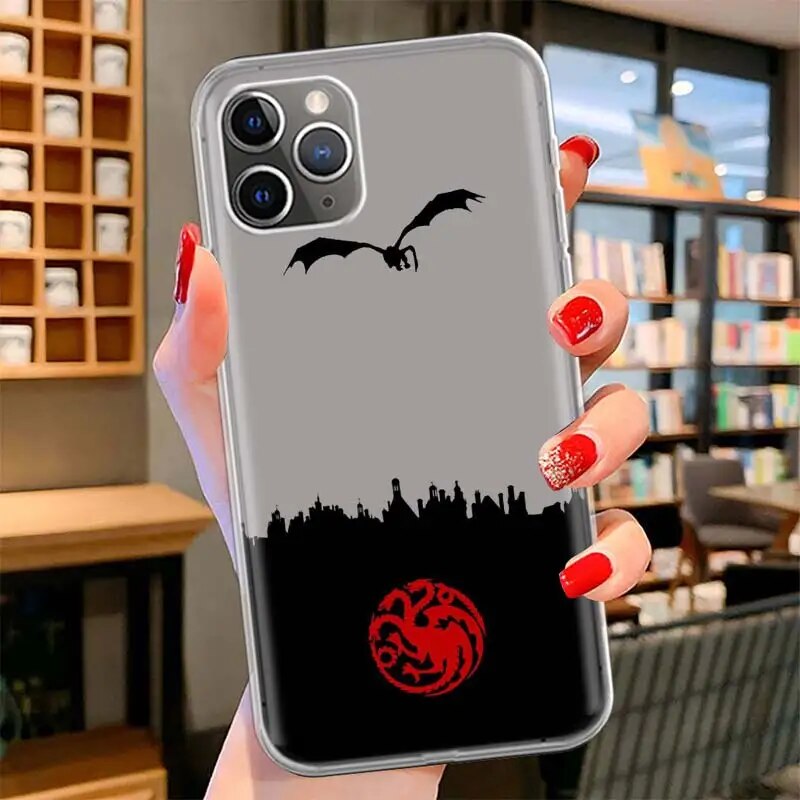 Game of thrones Phone Case for Apple Iphone 15 14 13 12 Mini 11 Pro Max X XS XR 7 Plus 8 + SE 2020 Cover Fundas Shell. 
