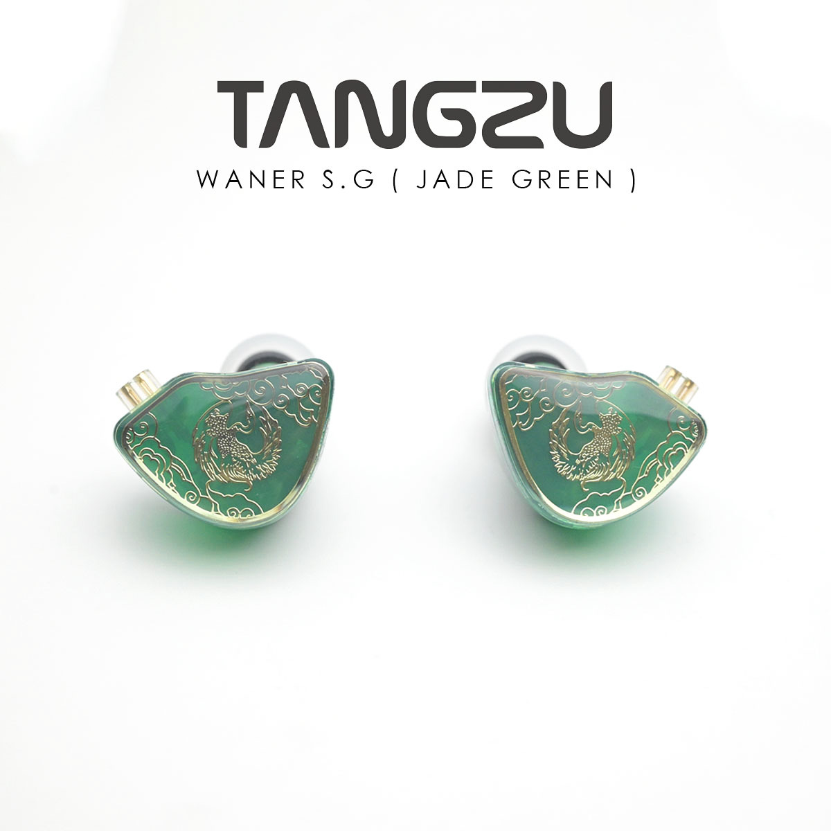 TANGZU Waner S.G HiFi 10mm Dynamic Driver PET Diaphragm in Ear Earphone Dual Cavity Chamber Metal Nozzle. 