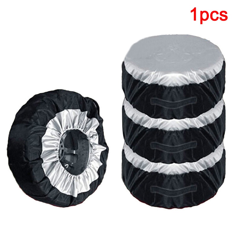 【Alizeker Mall】1PC Universal 13-19inch Car SUV Tire Cover Case Wheel Bag Tyre Tote Polyester Oxford Cloth Storage. 