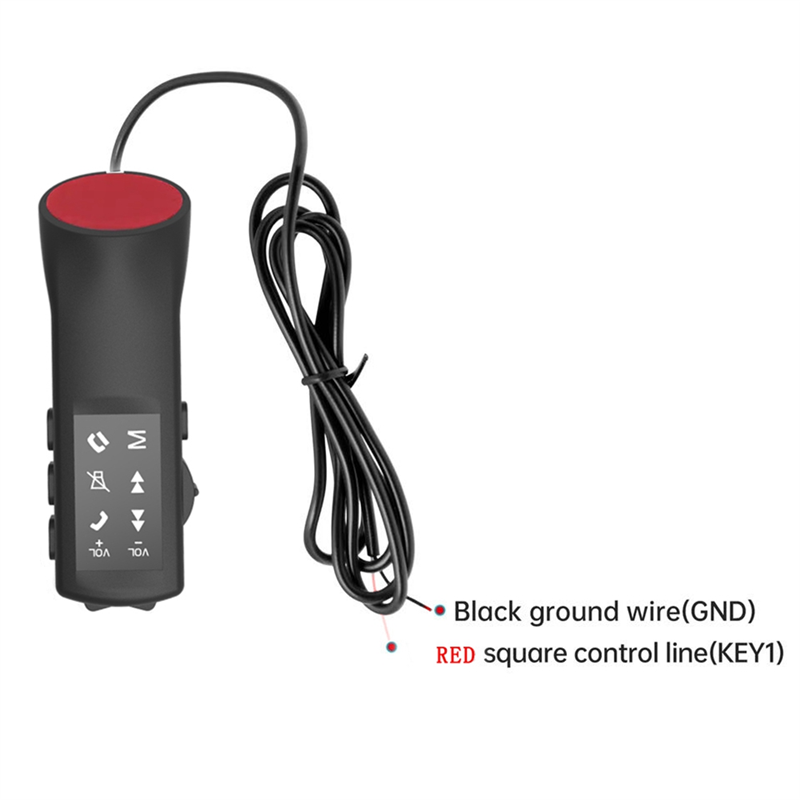 Car Steering Wheel Multi-Function Control Button Handle Key Universal Android Radio DVD 2 Din Android Wired Control Replacement Parts. 
