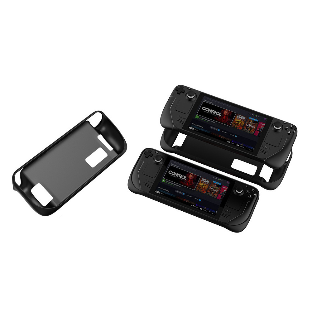 Coodio Soft Silicone Shell Shockproof Non-slip Protective Cover Compatible For Steam Deck Game Console Ty-2830. 