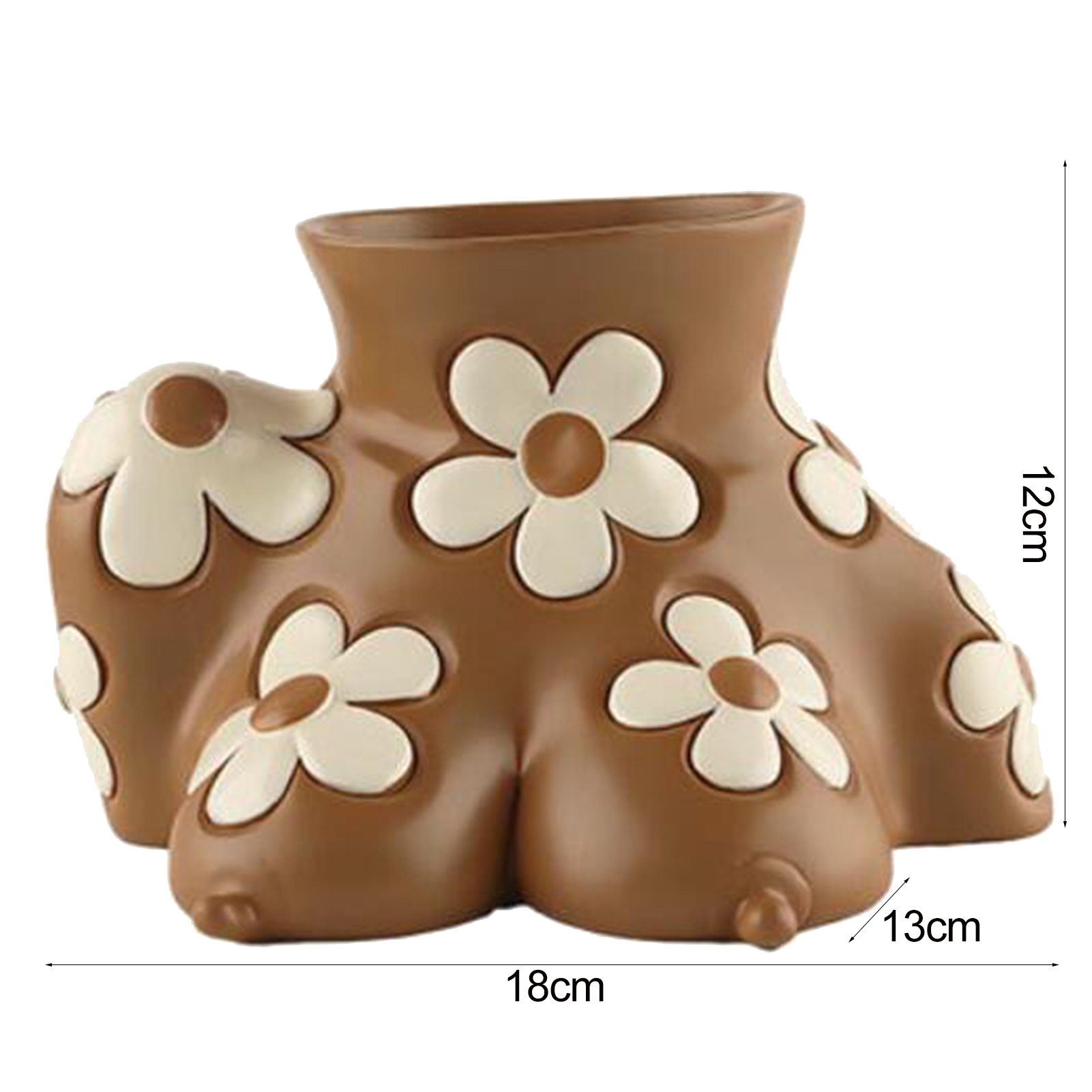 Unique Plant Pot Colorful Long-lasting Flower Pot for Balcony Desktop Decoration Perfect for Succulents Non-fading Artistic Design Resin Flower Pot. 
