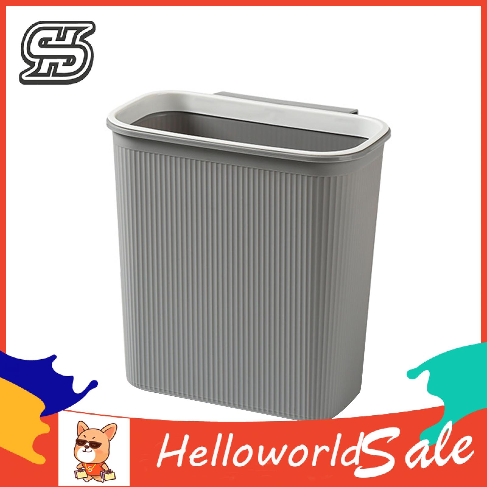 HelloWorld Trash Bin Large Capacity Wall Mounted Garbage Storage Bucket. 