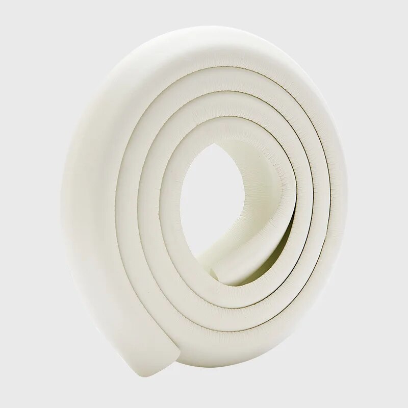 2m Thicken Baby Bumper Strip Kids Protection Bumper Furniture Anti-collision Strip L Type with Double-sided Tape Kindergarten