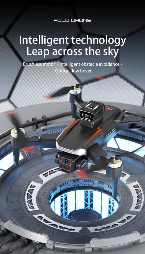 JS26H Display Screen Remote Control Long Battery Life HD Aerial Photography Drone, Brushless Motor Quadcopter, High Cost-Performance Beginner-Friendly Model. 