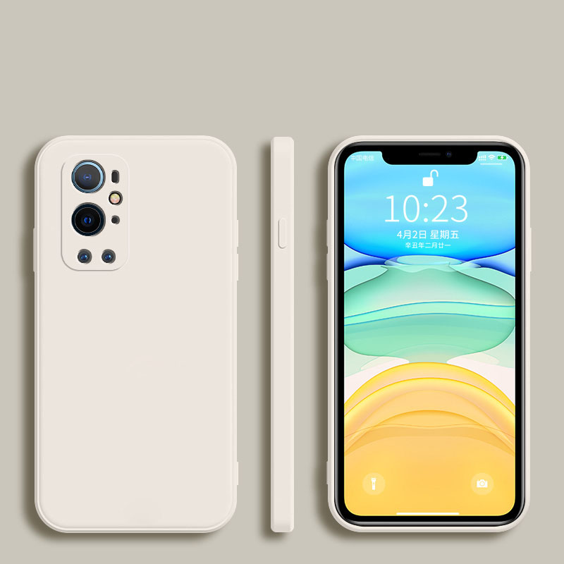 Luxury Square Soft Silicone Case on For OnePlus One Plus 10 9 9R 9RT 8 7 7T Pro Nord CE 2 5G Coque Solid Color Back Cover. 